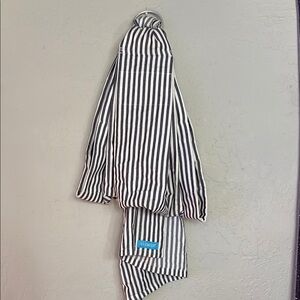 Elegant Blue and White Striped carrier